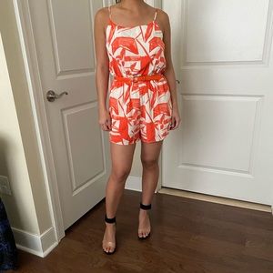Alice + Olivia belted romper